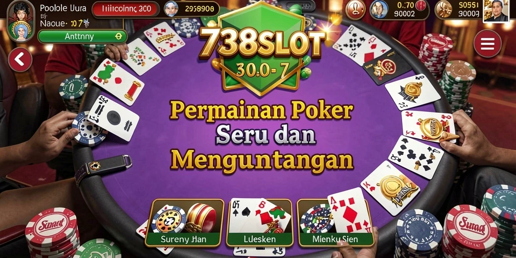 Tampilan gameplay seru dan dinamis di 738SLOT.