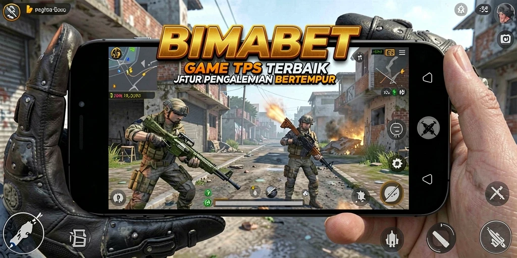 Tangkapan layar menampilkan aksi epik dalam gameplay TPS BIMABET.
