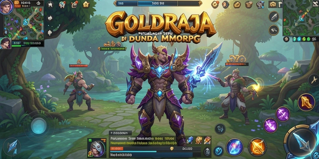 Screenshot gameplay yang menampilkan aksi seru di dunia MMORPG.