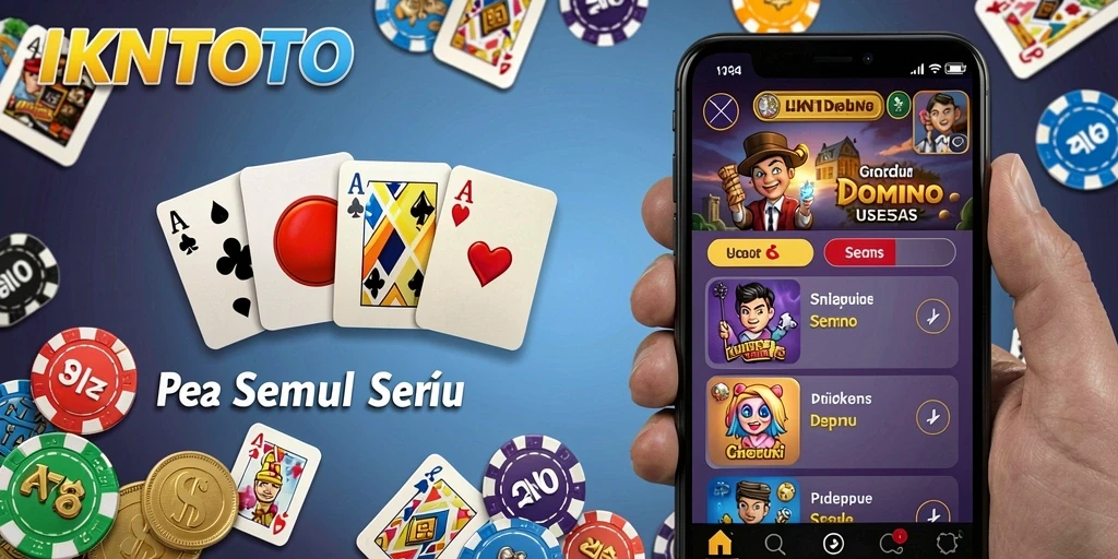 Tampilan gameplay seru di IKNTOTO dengan aksi Domino yang mendebarkan.