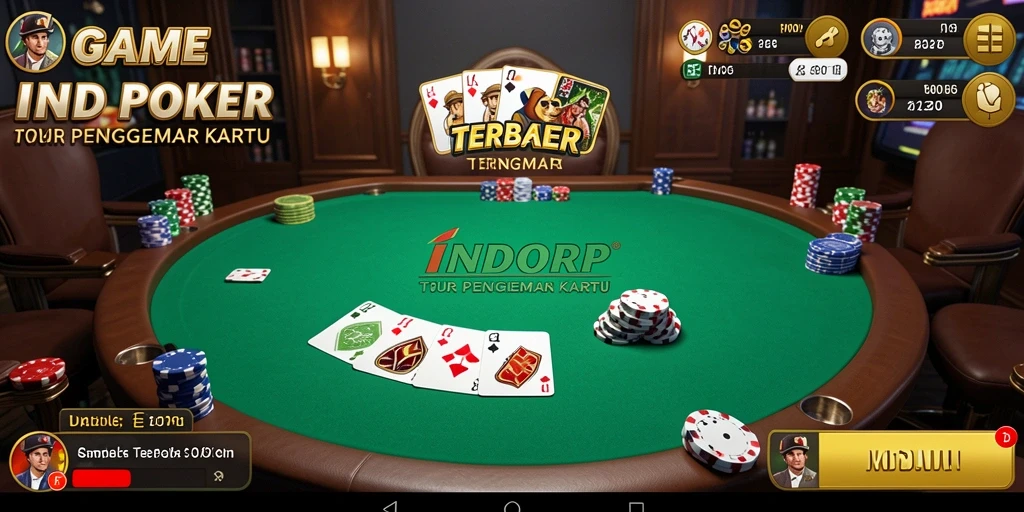 Tampilan gameplay Poker yang menarik di INDORP.