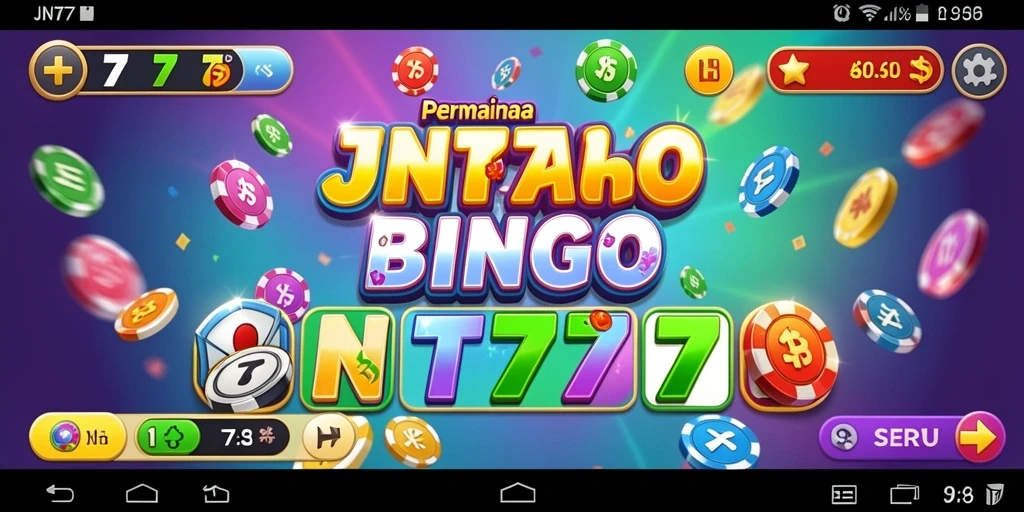 Tampilan menarik dari gameplay Bingo JNT777 yang seru.