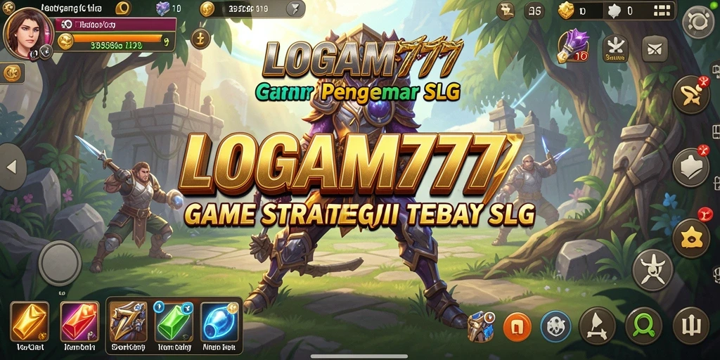 Tampilan menarik gameplay SLG dalam LOGAM777.