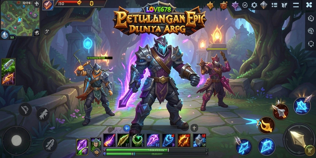 Tampilan gameplay menegangkan dalam aksi ARPG yang memikat.