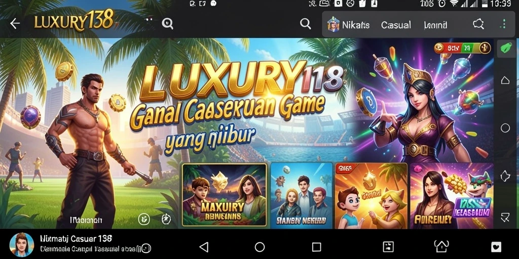 Screenshot gameplay <strong>LUXURY138</strong> yang menunjukkan suasana santai dan menghibur.