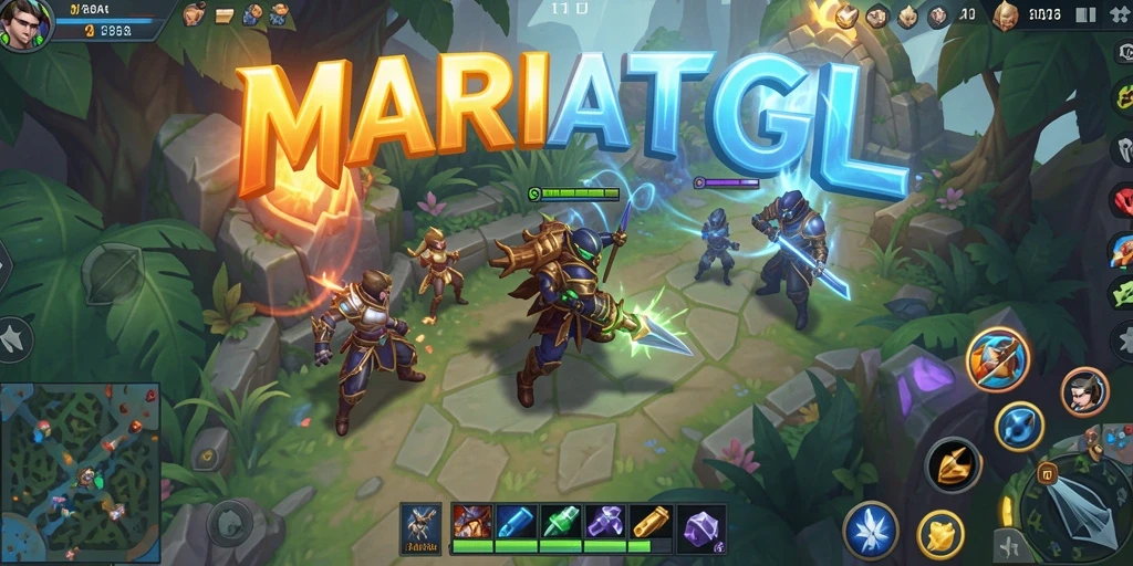 Tampilan gameplay MARIATOGL dengan pertempuran tim yang mendebarkan.