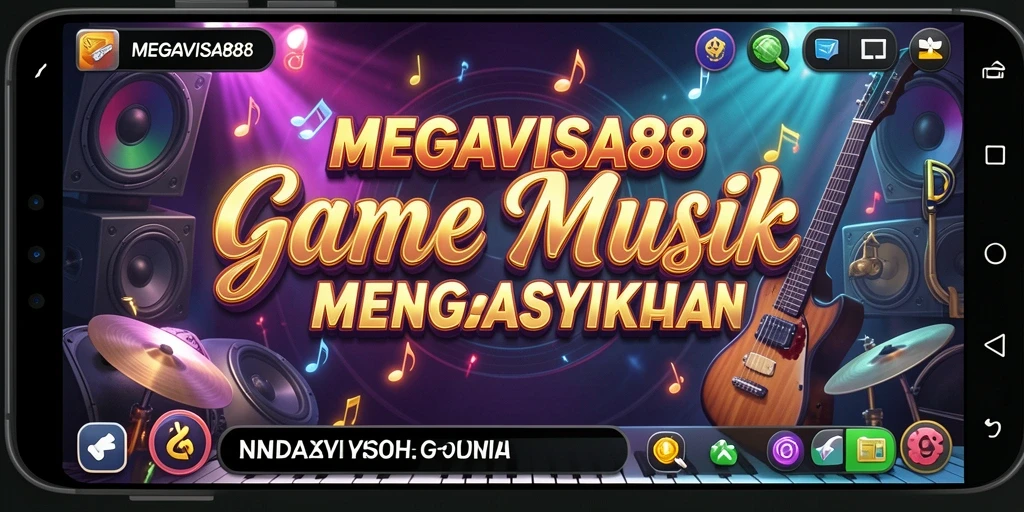 Tampilan gameplay menarik dalam MEGAVISA88 dengan berbagai fitur musik.