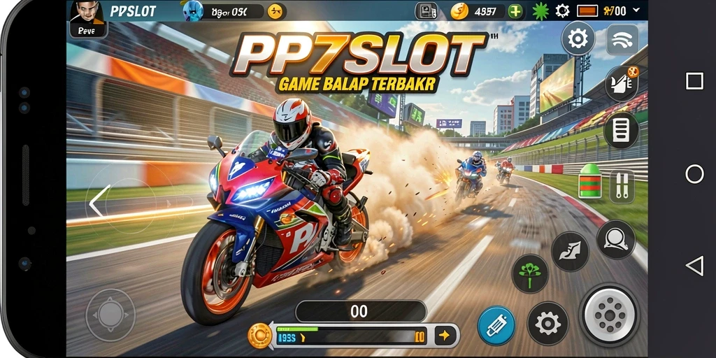 Tampilan gameplay PP7SLOT yang mendebarkan dengan kecepatan maksimal.