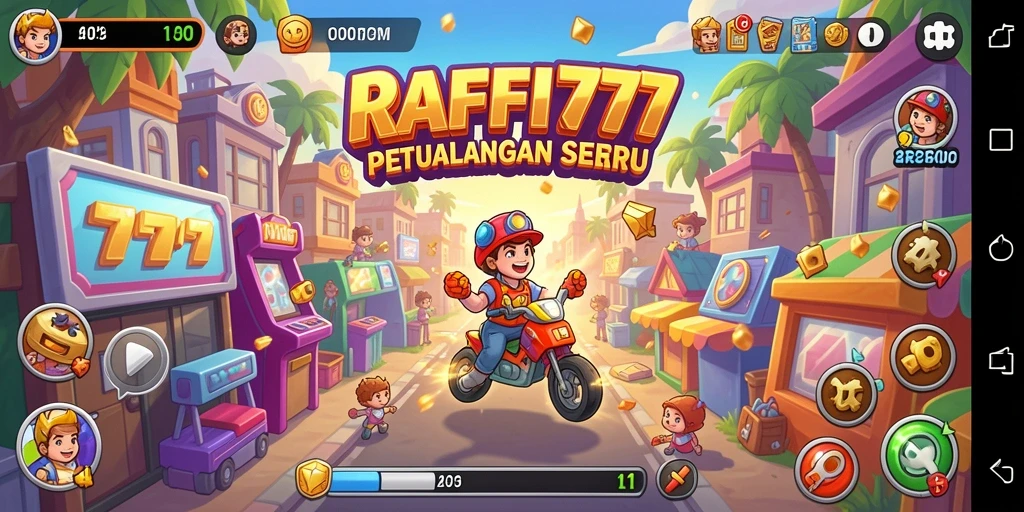 Tampilan gameplay RAFFI777 yang seru dan penuh tantangan.