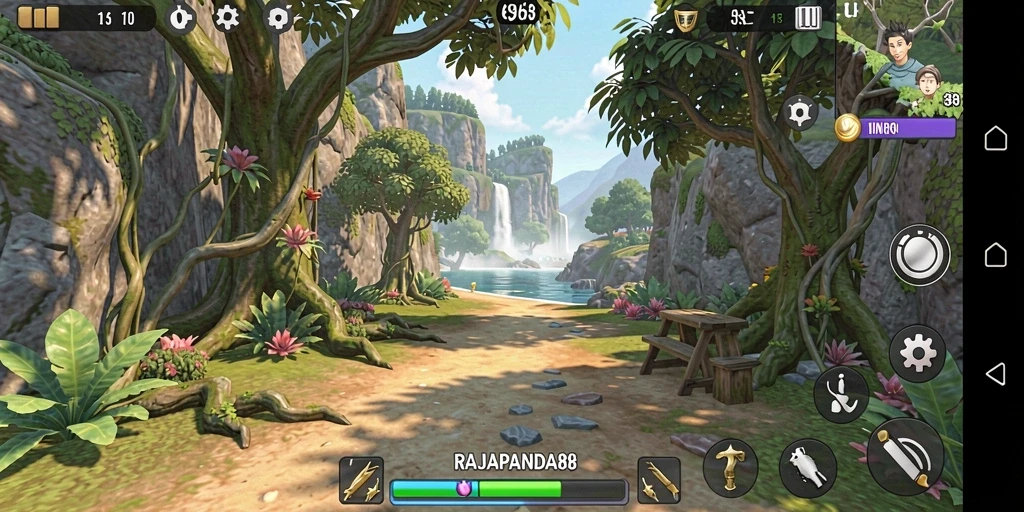 Tampilan menarik dari gameplay RAJAPANDA88 yang menghibur.