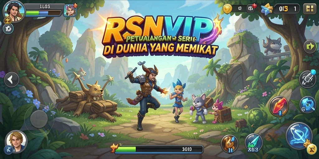 Tangkapan layar RSNVIP menunjukkan aksi petualangan yang mendebarkan dan grafis yang menawan.