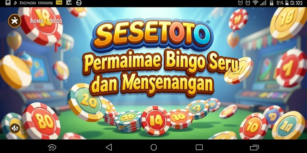 Tampilan gameplay Bingo SESETOTO yang seru dan interaktif.