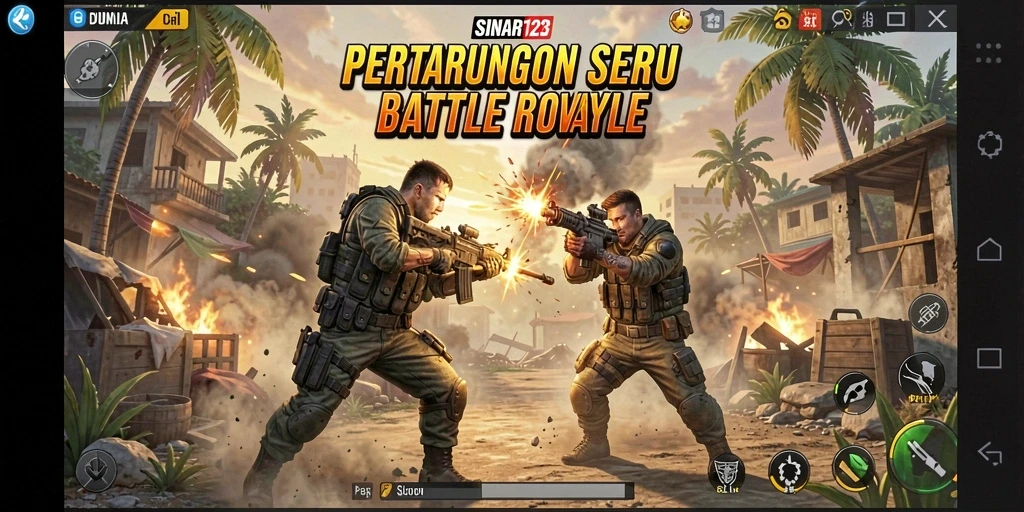 Gameplay mendebarkan dalam medan perang <strong>SINAR123</strong>.
