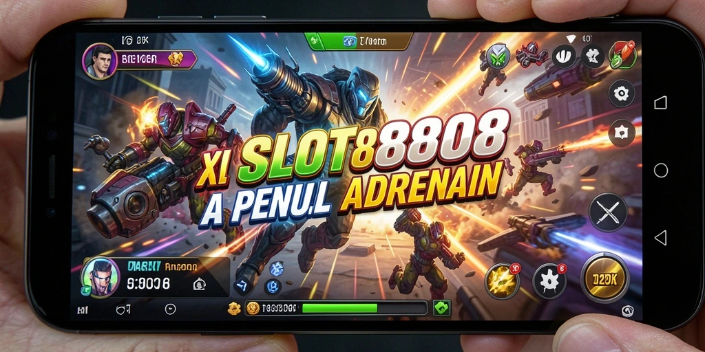 Tangkapan layar gameplay SLOT8808 yang menegangkan dan penuh aksi.