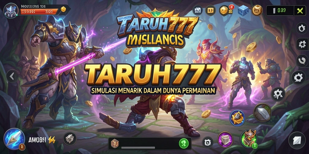 Tampilan gameplay menarik dari TARUH777 yang menawarkan berbagai tantangan.