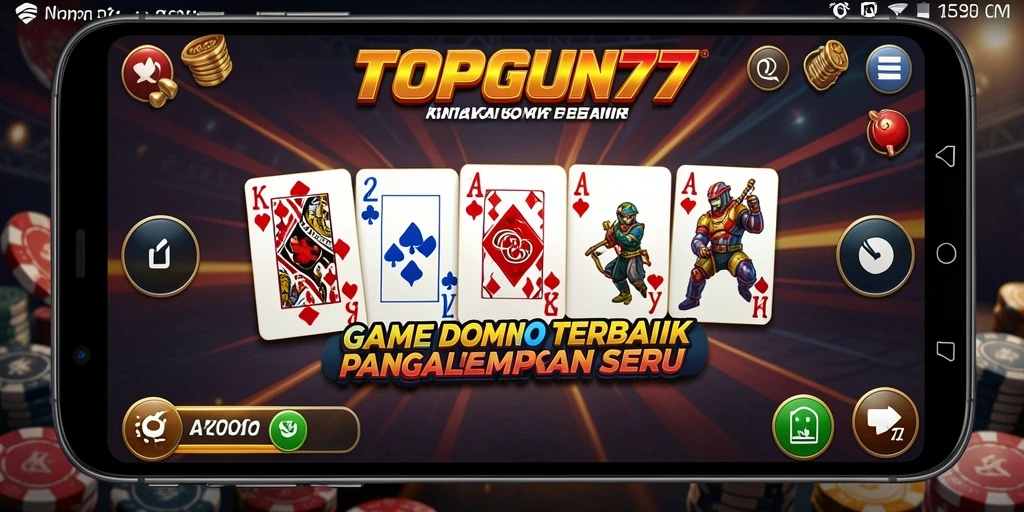 Tampilan gameplay seru di TOPGUN77 dengan interaksi langsung.