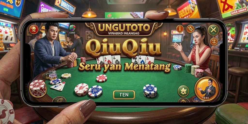 Tampilan gameplay seru di UNGUTOTO dengan pemain yang bersaing.