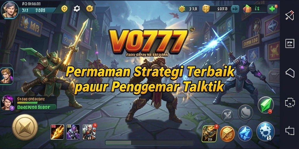 Tampilan sinematik dari gameplay VO777 yang strategis dan mengasyikkan.